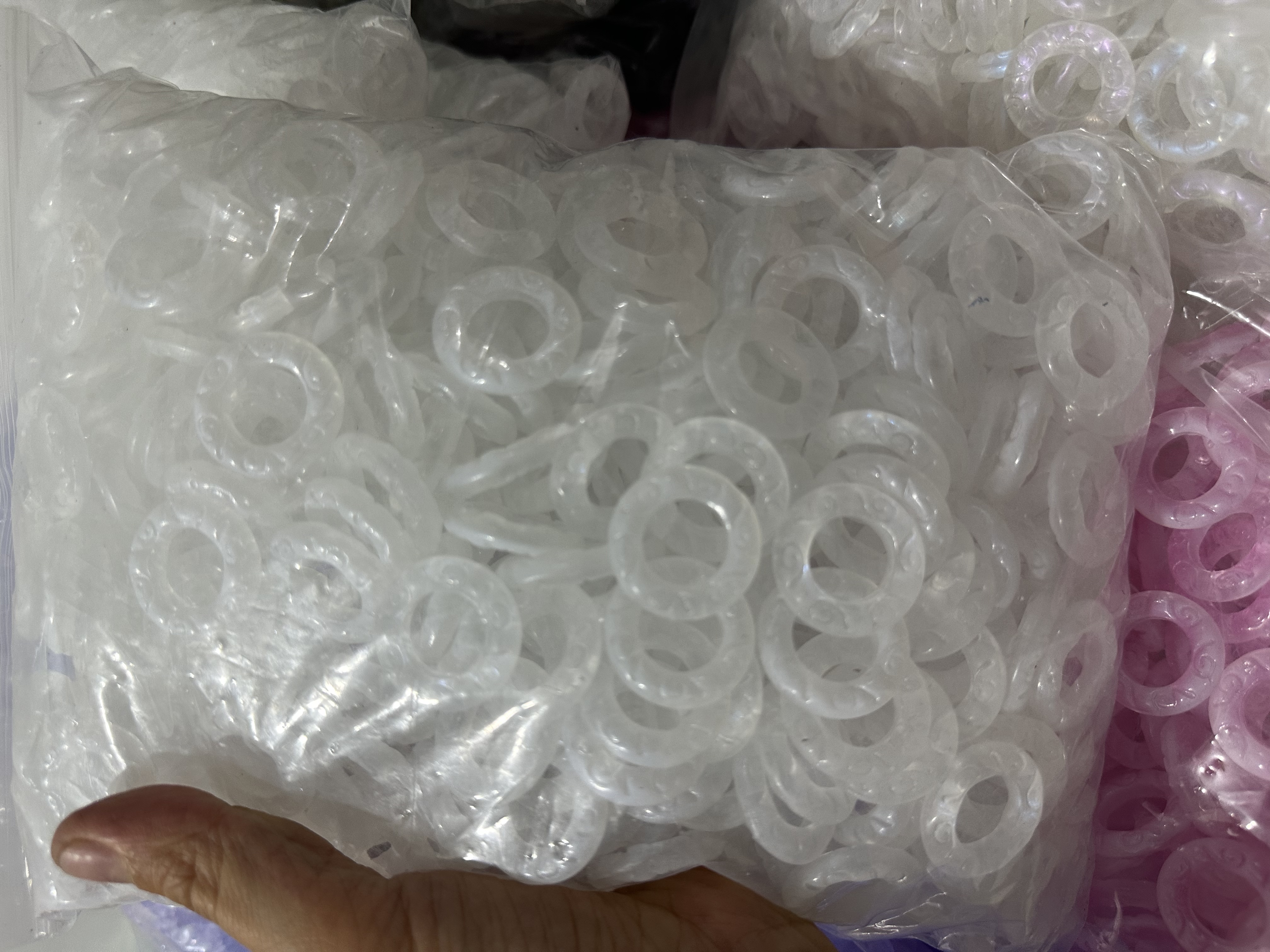 冰透琉璃龙纹跑环古风流苏守捻吊坠 手工diy手链串珠饰品配件 详情图7