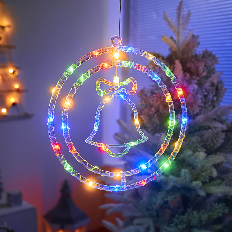 2024 New Christmas lights, Christmas scene arrangement, atmosphere decoration, 8 functions, leather thread colored lights, Christmas decorations, festival outfits detail image 9