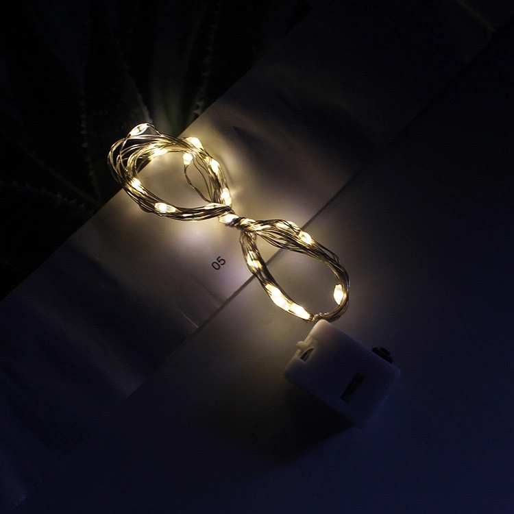 Small white box colored lights, flower bouquets, gift boxes, decorative atmosphere lights, Christmas decorations detail image 6