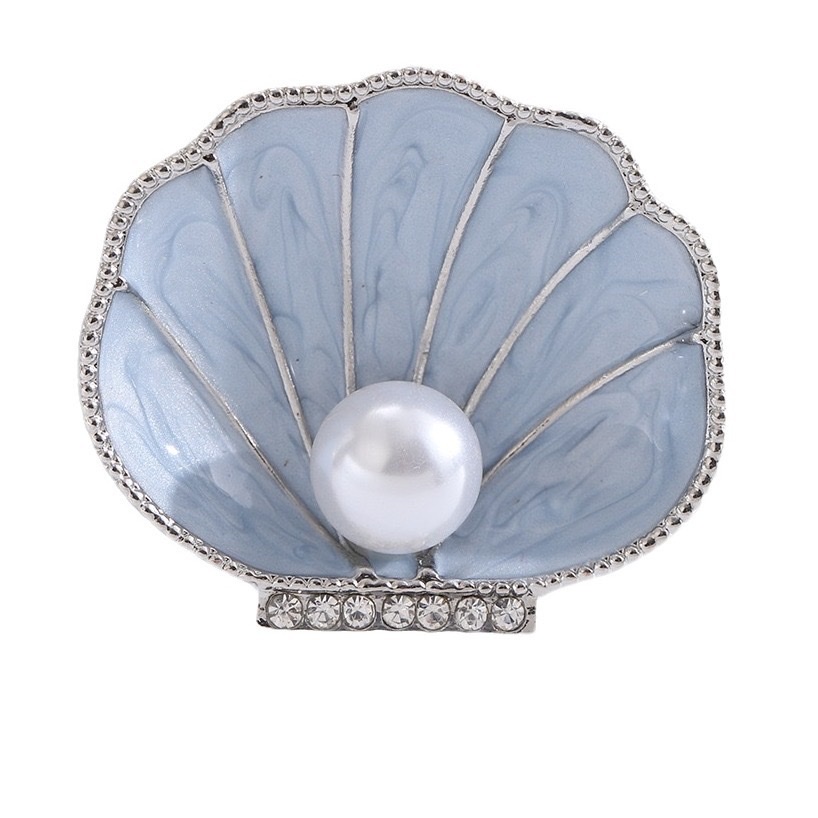 Factory direct sales and wholesale of European-style shell painting oil brooches, pins and corsages detail image 5