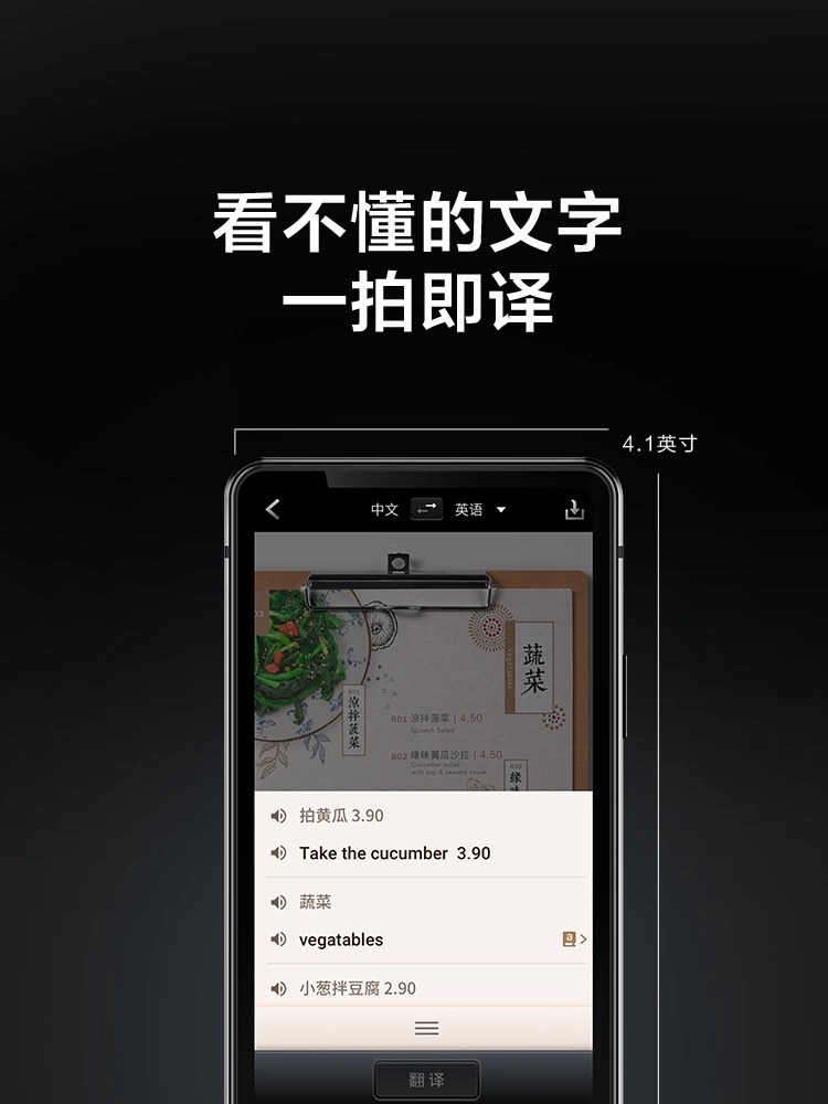科大讯飞5.0双屏语音翻译机 全球畅聊智能翻译机 多国语言翻译 沟通无障碍
