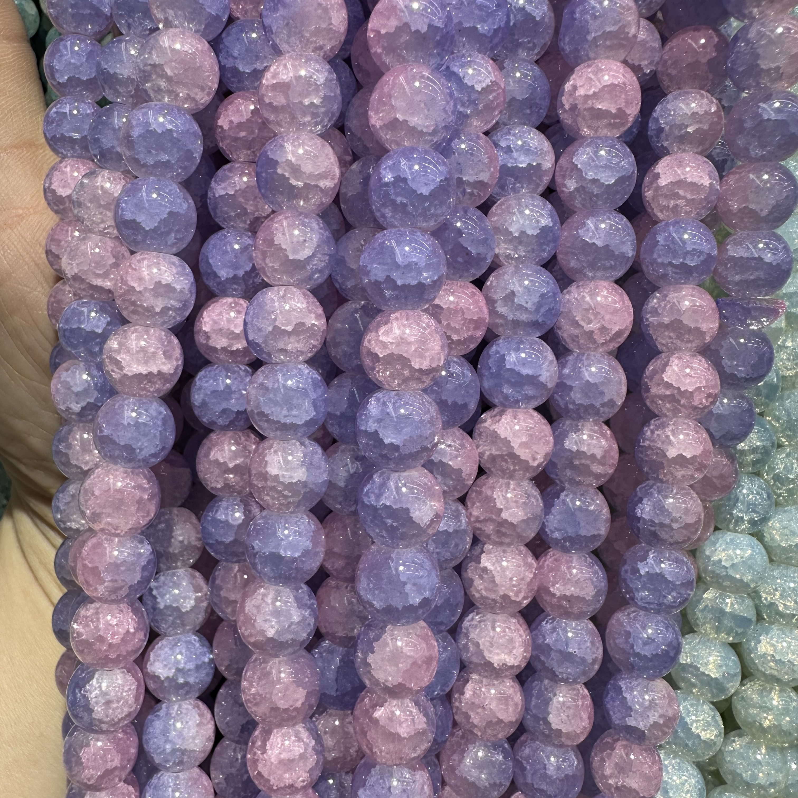 琉璃珠散珠手工DIY串珠材料包 米珠手链项链制作珠子配件 美丽独特的珠子饰品详情图8