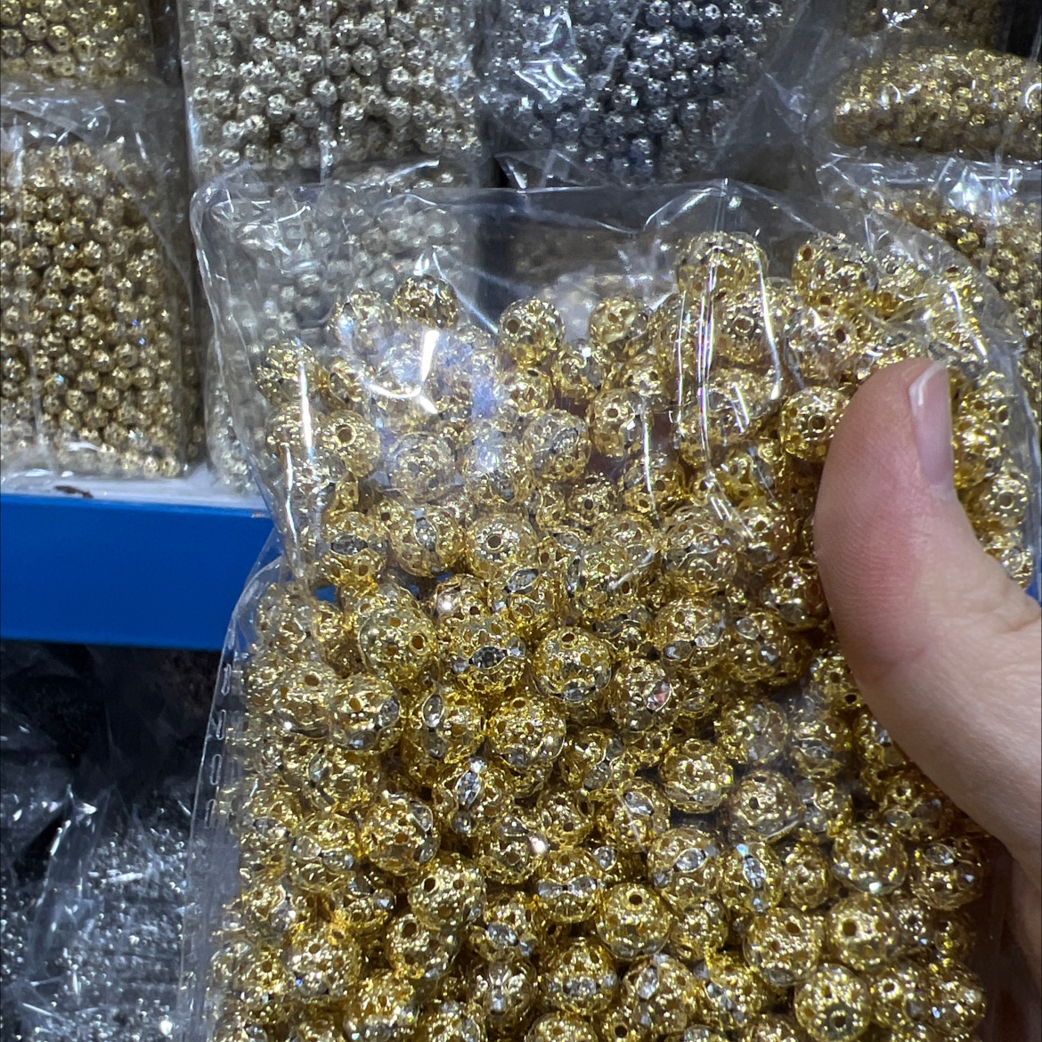 钻球 又隔珠 间隔16#及以上的diy珠饰 颜色齐全 尺寸多样化详情图3