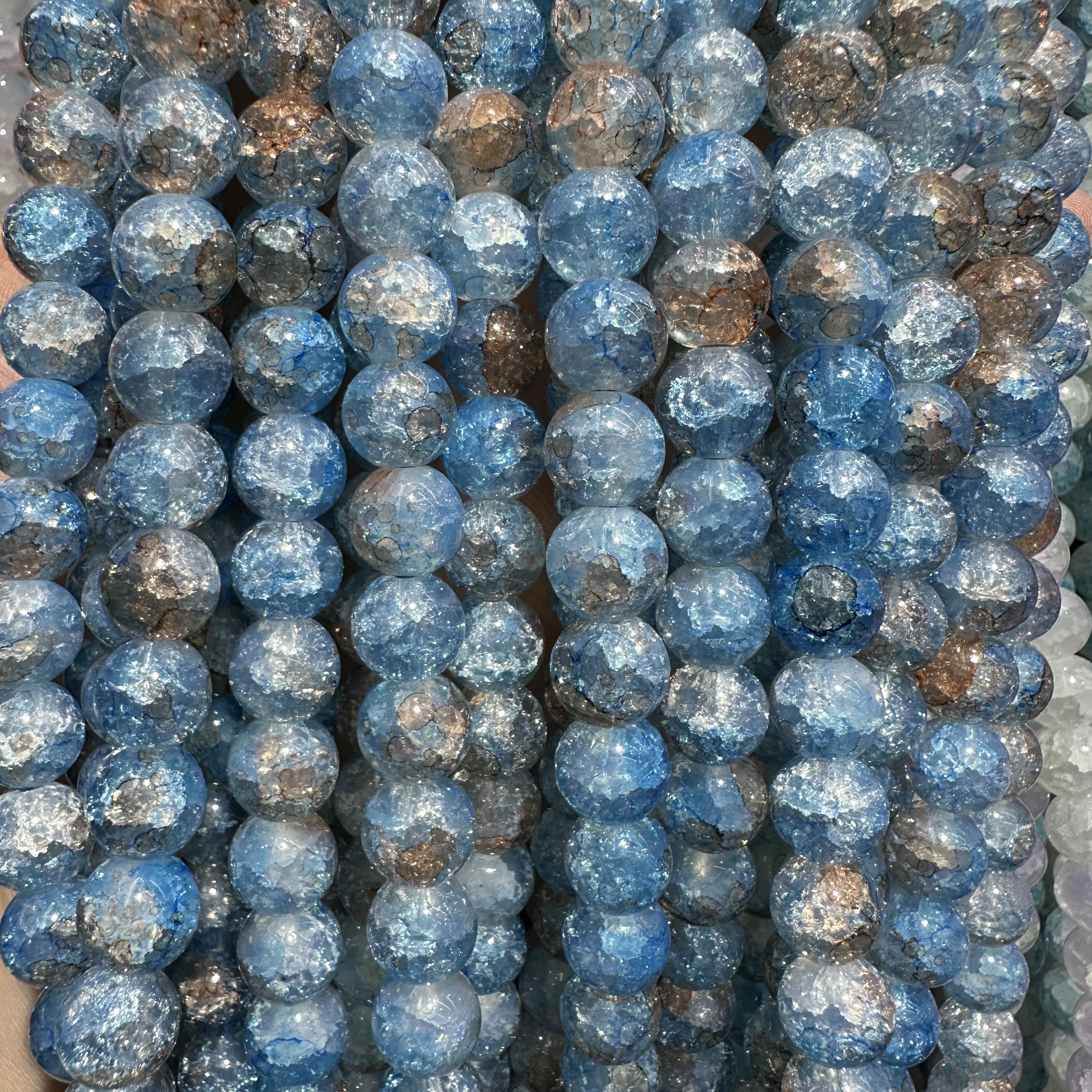 琉璃珠散珠手工DIY串珠材料包 米珠手链项链制作珠子配件 美丽独特的珠子饰品详情图11