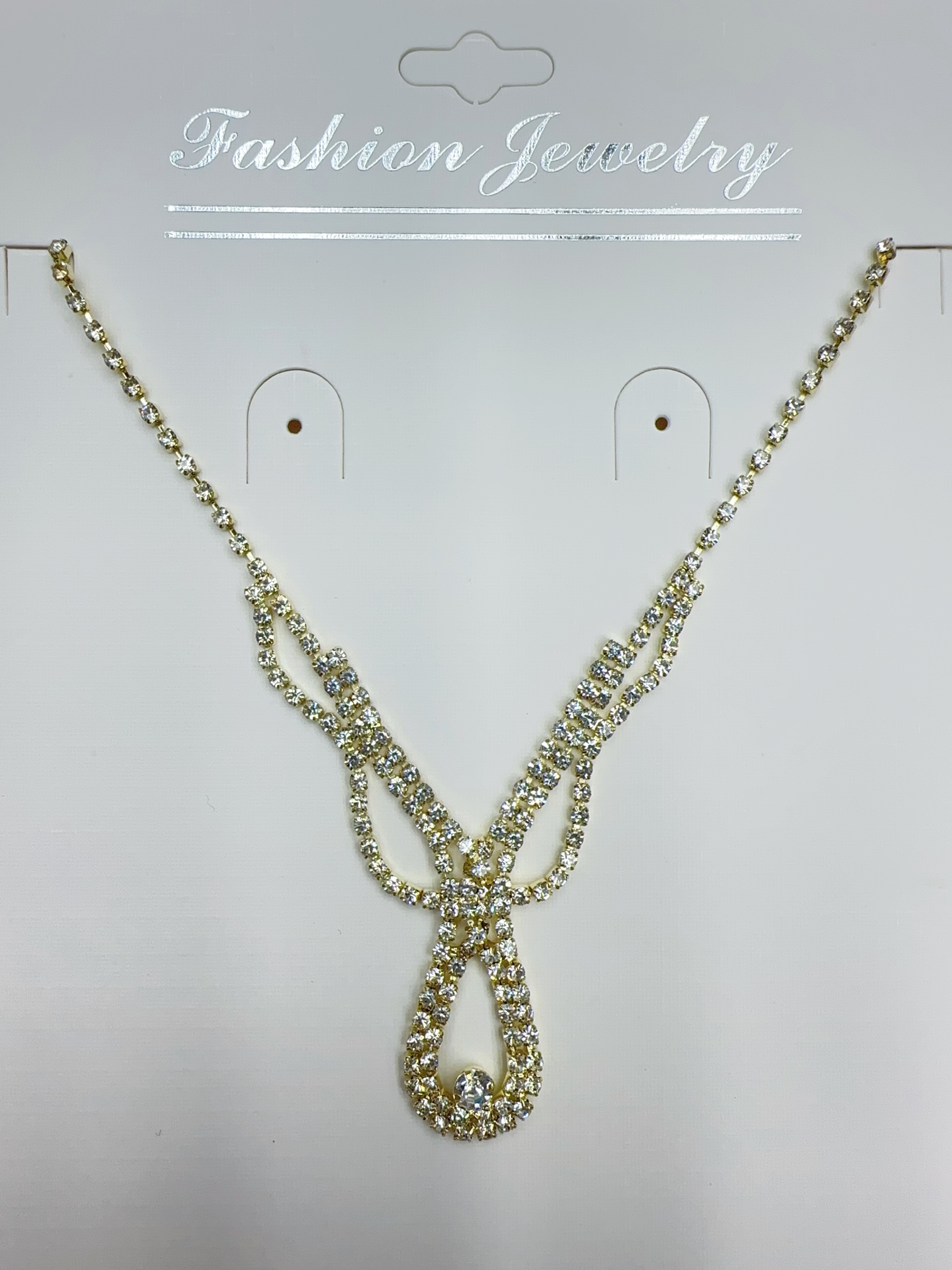 Necklace, fashionable evening dress, necklace jewelry set, rhinestone tassel necklace, wedding ladies' wedding banquet accessories Application Scenario