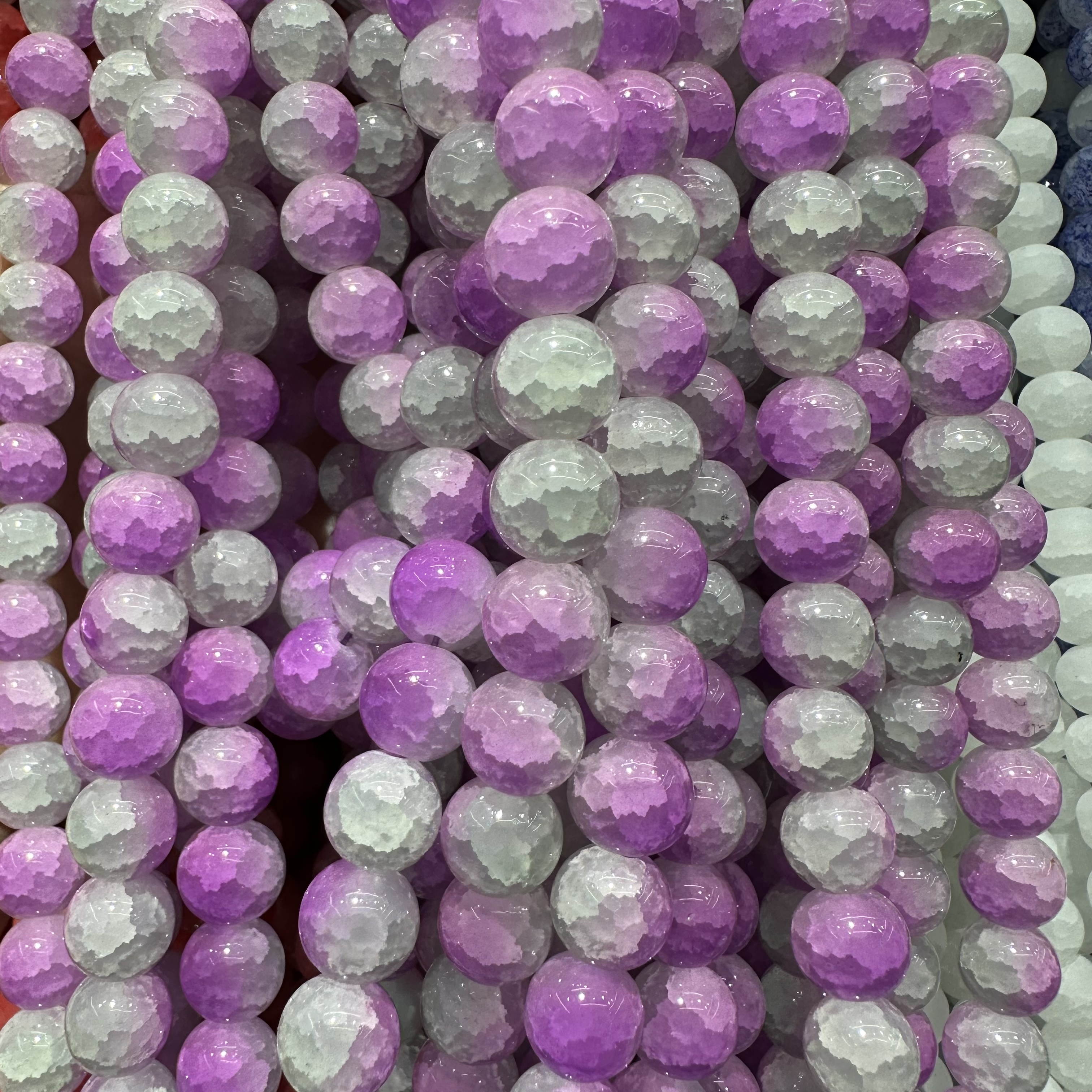 琉璃珠散珠手工DIY串珠材料包 米珠手链项链制作珠子配件 美丽独特的珠子饰品详情图4