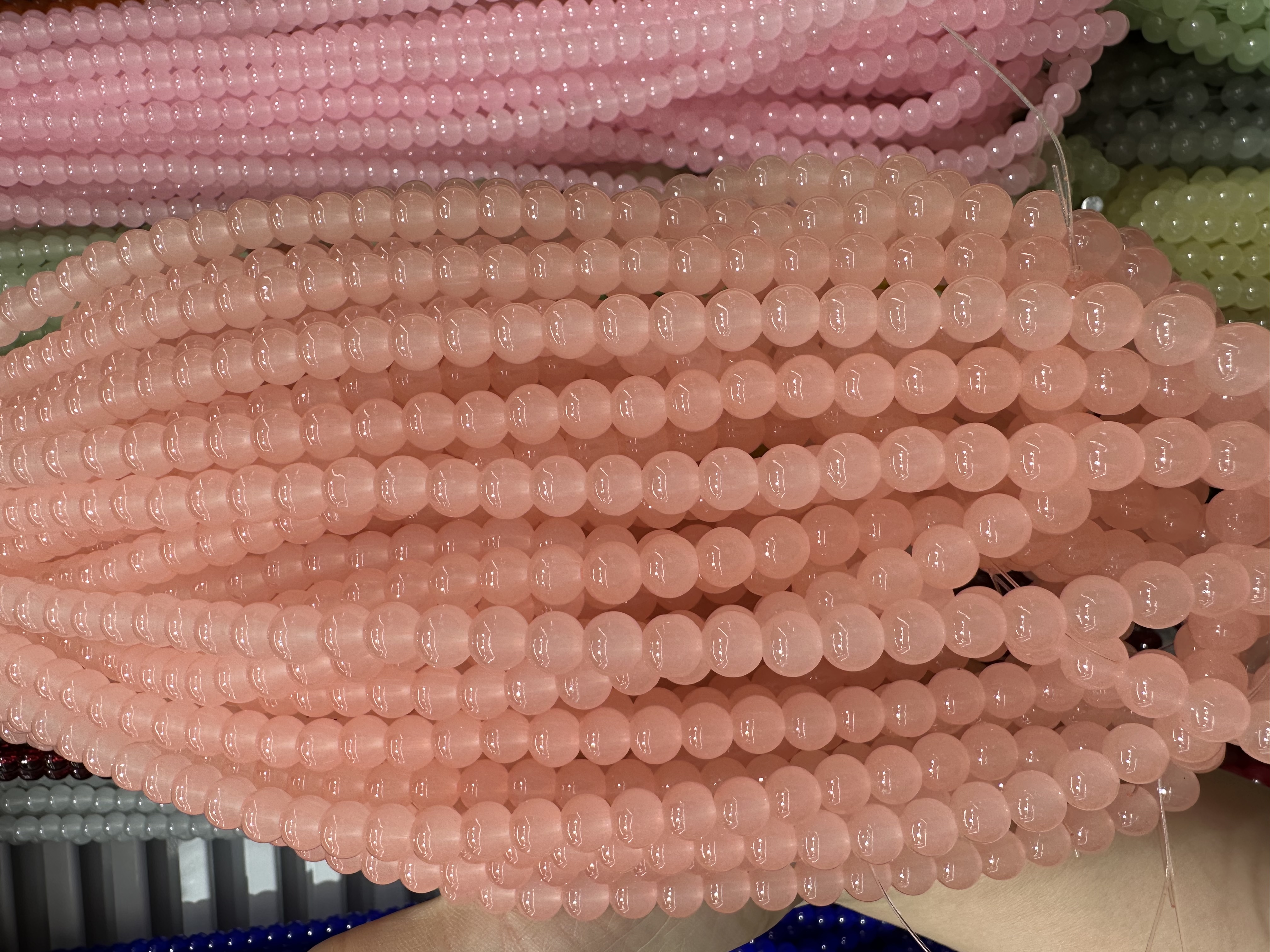 琉璃珠散珠手工DIY串珠材料包 米珠手链项链珠子配件 美丽独特的手工艺品详情图3