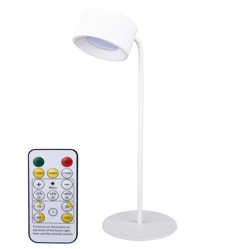 New cross-border book lamp LED table lamp, touch atmosphere lamp, remote control iron base table lamp, book lamp, bedroom study lamp bed