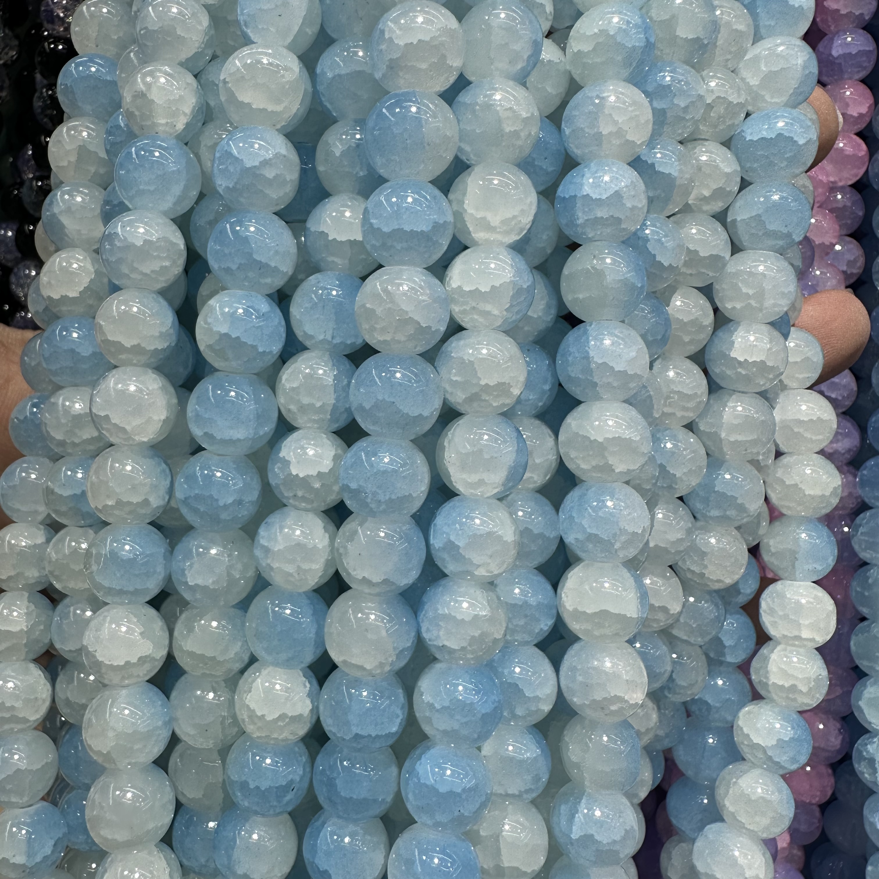 琉璃珠散珠手工DIY串珠材料包 米珠手链项链制作珠子配件 美丽独特的珠子饰品详情图7