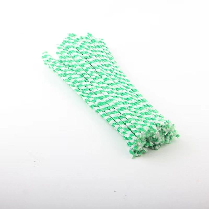 Two-color twist rods, twisted twist rods, two-color wool roots, Christmas wool strips, fleece strips, DIY handmade twist rods, twist rods detail image 8