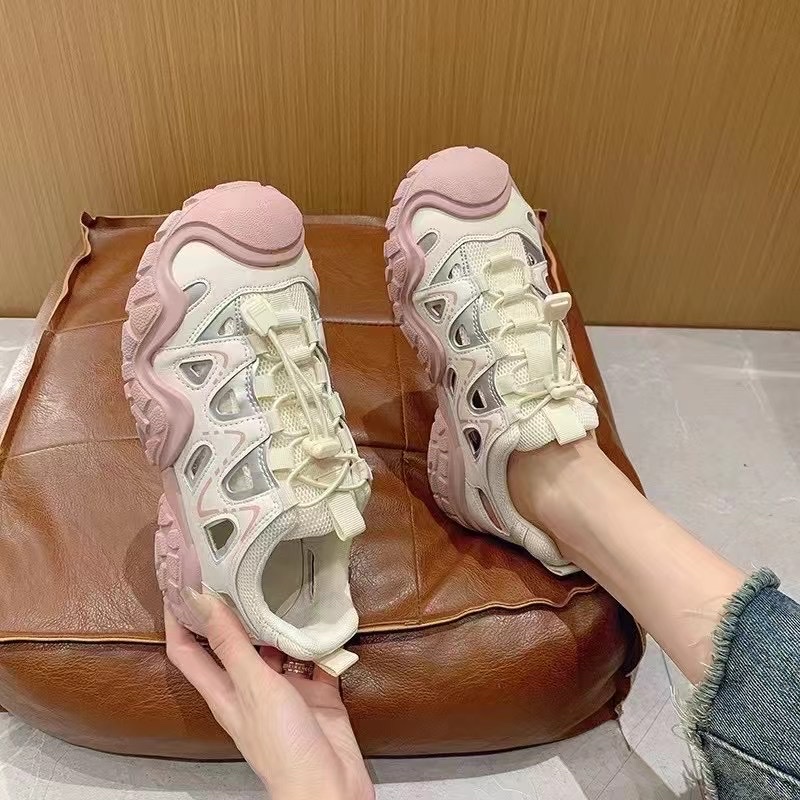 厚底小白鞋/运动鞋女/女士鞋/四叶草厚底小白鞋/女鞋南美产品图