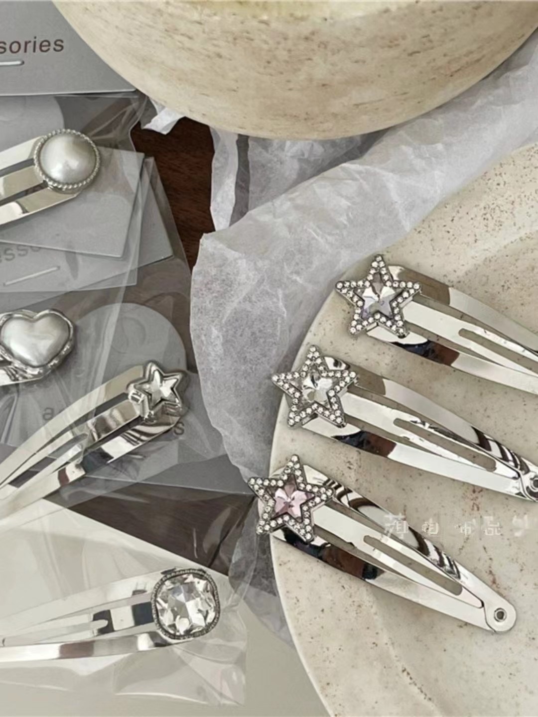 Children's accessories, U-shaped hair clippers, food hair clips, cute hair nets, accessories, headwear, hair clippers, simple operation, no damage to hair quality detail image 4