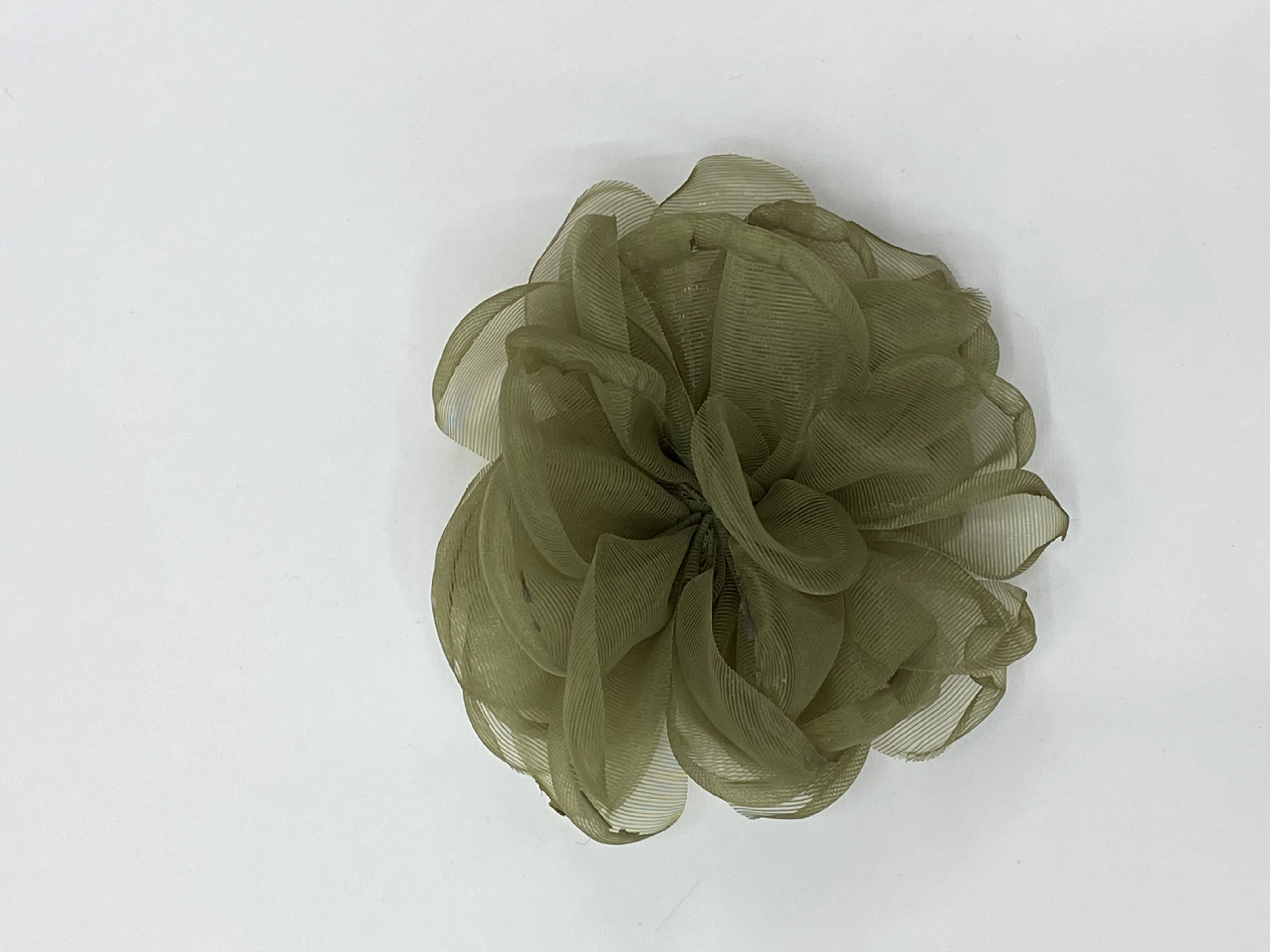 Flat net yarn round large roll flower, the same style as the Internet celebrity detail image 6