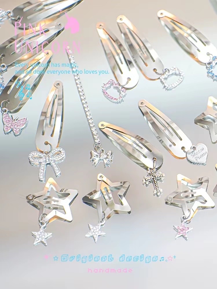 Children's accessories, U-shaped hair clippers, food hair clips, cute hair nets, accessories, headwear, hair clippers, simple operation, no damage to hair quality detail image 7