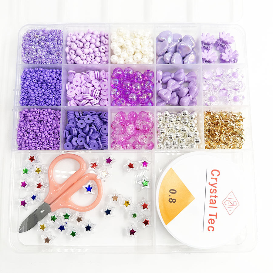 儿童玩具手工串珠diy材料包全套手链穿珠饰品配件配饰diy珠子 