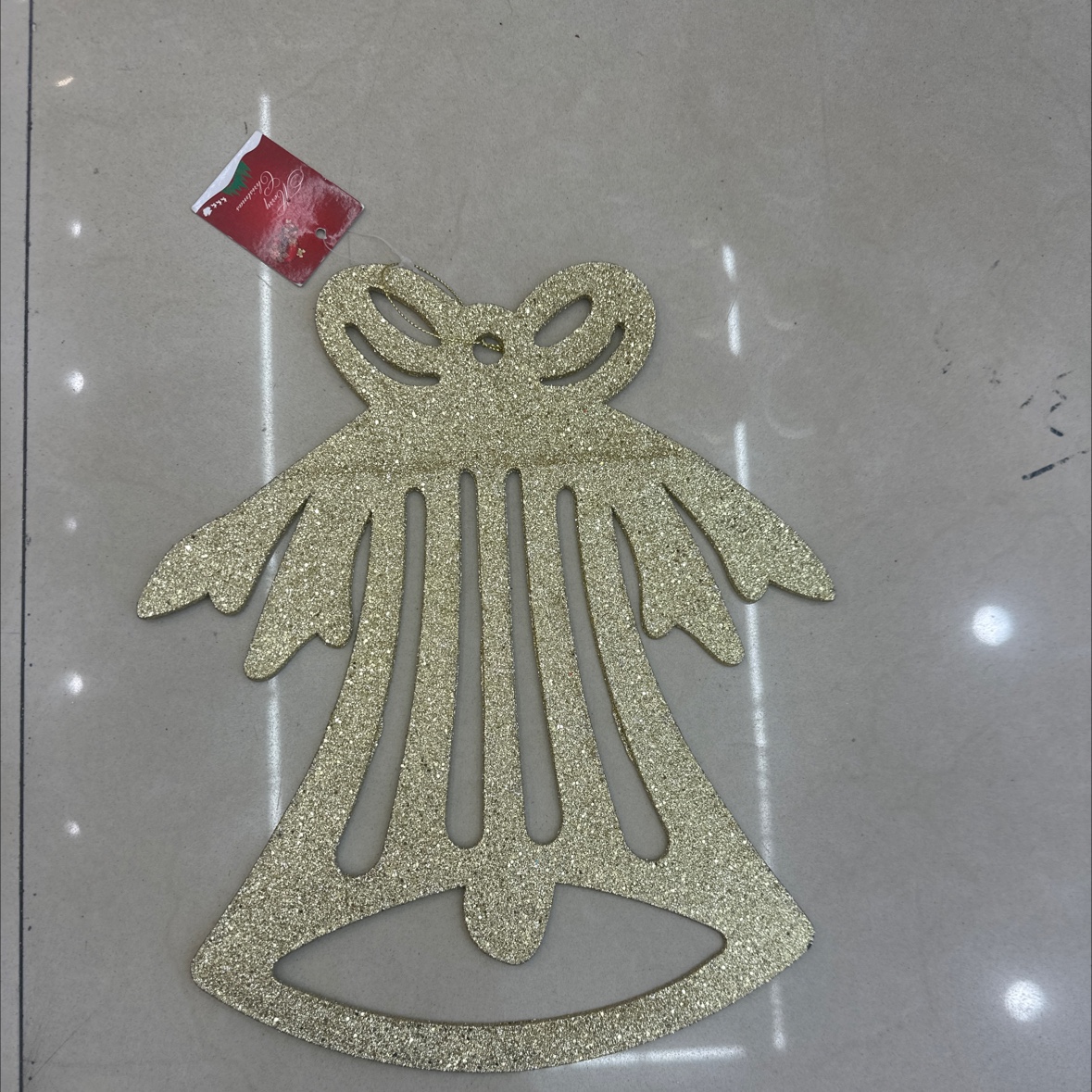 28cm铃铛挂件工艺品礼品 仿真水果主题 炫彩璀璨装饰灯光