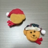 Christmas decoration plush scarf, bear Christmas light string accessories, plush pendant details Picture
