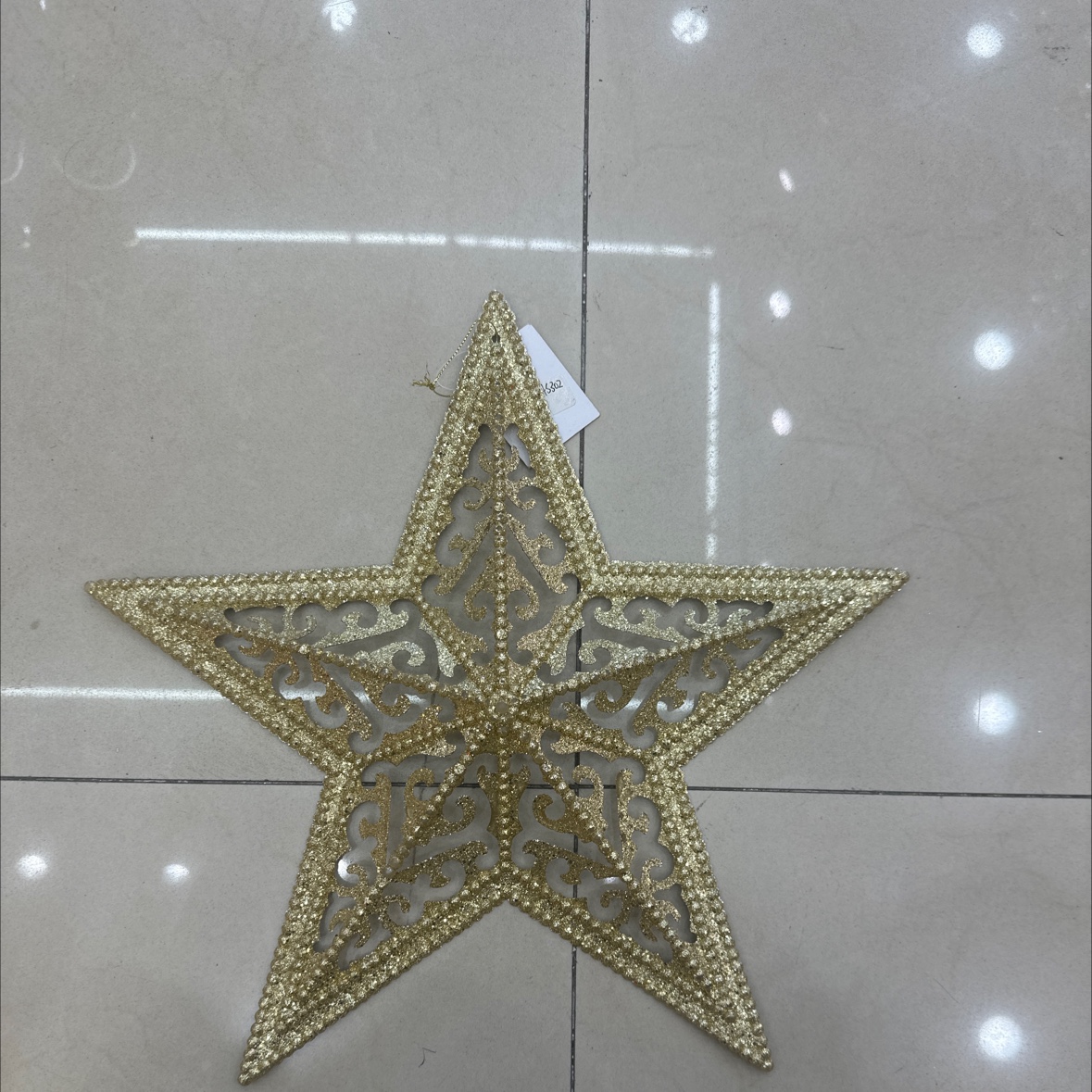 35cm塑料五星工艺品礼品 仿真水果形状 灯光璀璨独特设计