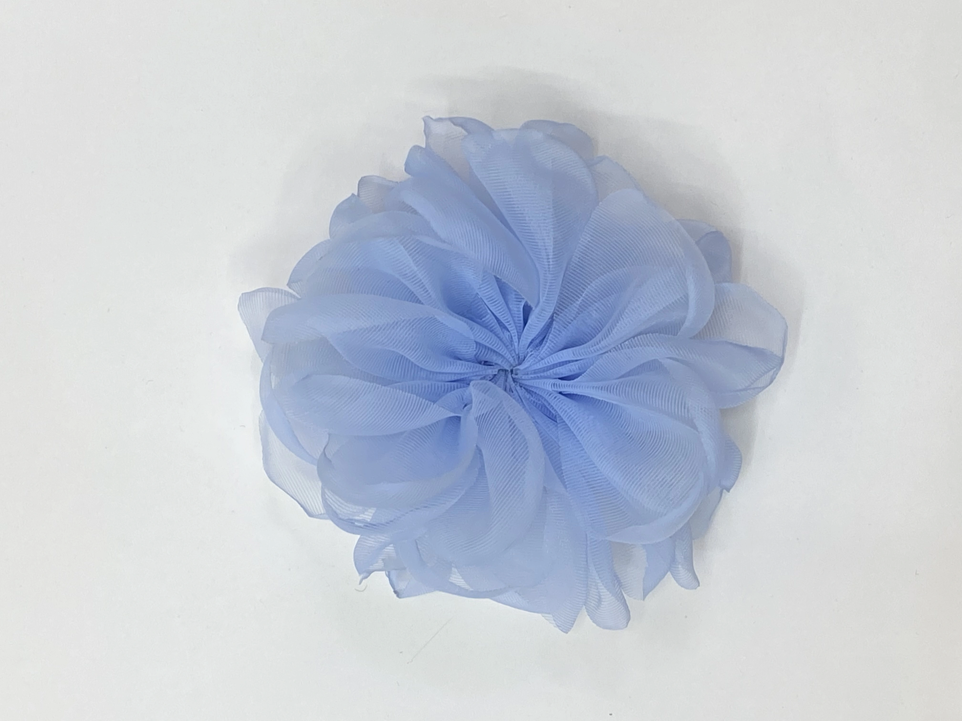 Flat net yarn round large roll flower, the same style as the Internet celebrity detail image 4