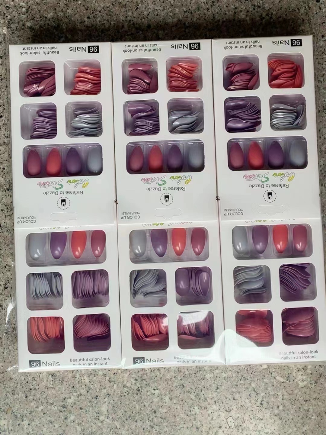 Wearing nails, nail clips, artificial nails, and handcrafted nails Application Scenario