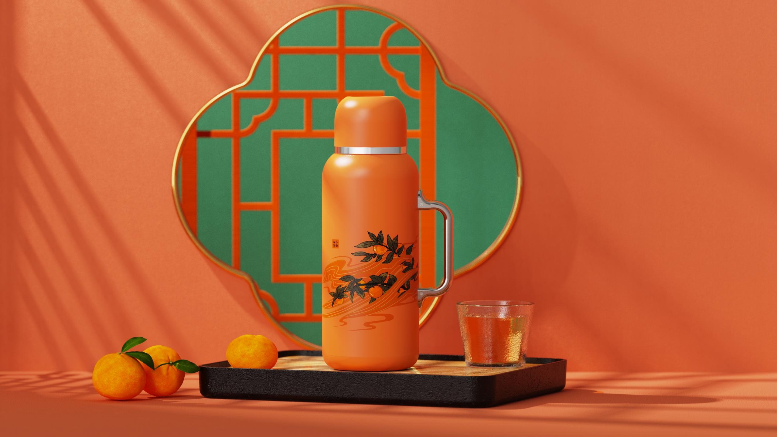 The New Chuanjia Kettle Temperature Display Hot Kettle Kettle Thermos Cup Integrated Design High-Grade Delicate Practical Item Picture