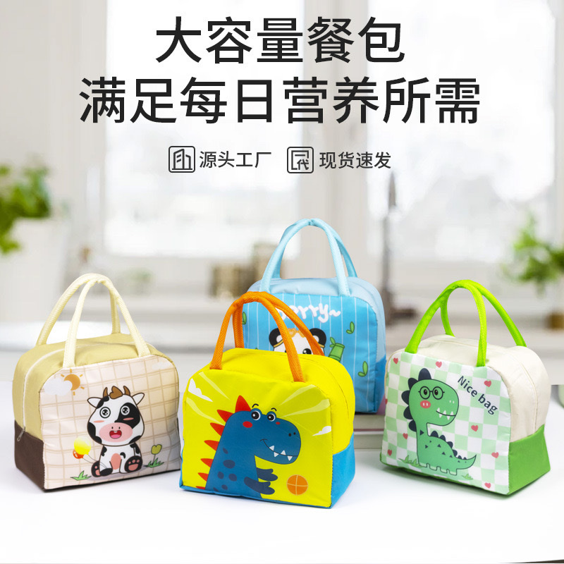 现货新款手提便当包卡通保温袋铝箔午餐包学生便当袋保温饭盒袋详情图16