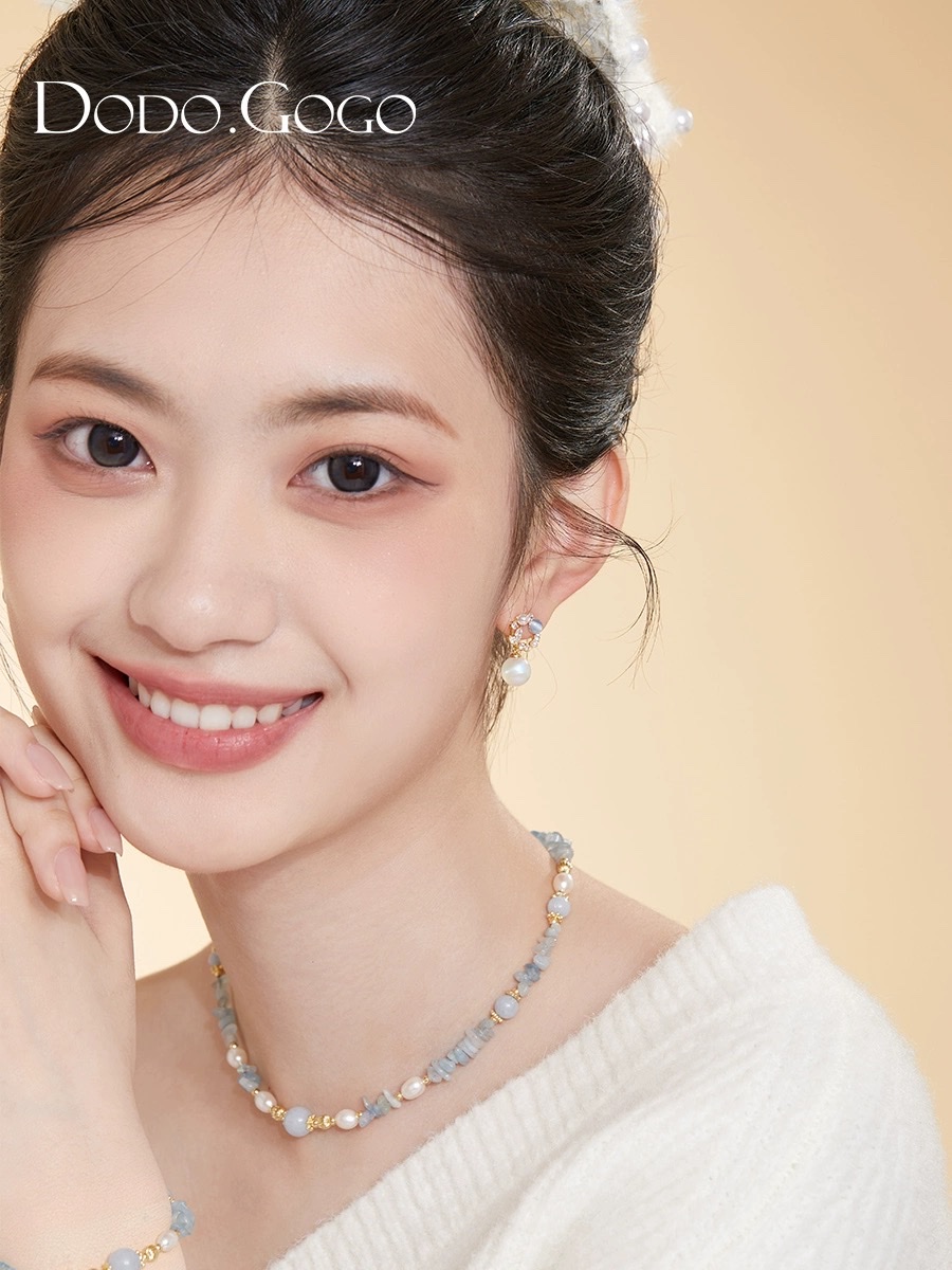 和田玉流苏吊坠饰品 男士2020个性耳钉 925银饰耳环 精致时尚耳饰品 玉石吊坠新款上市详情图4