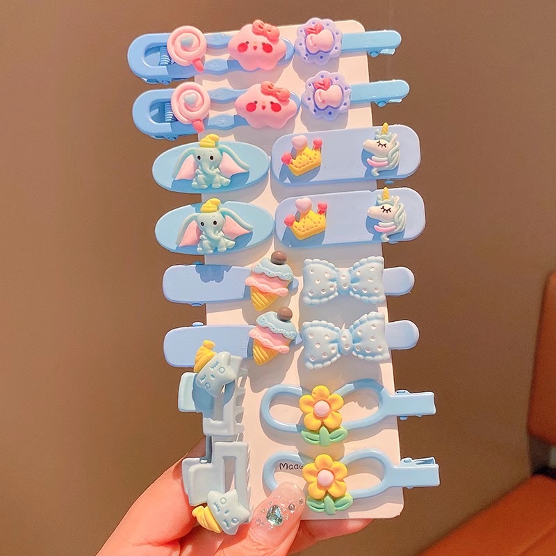 时尚女士大肠发圈 头绳皮筋套装 持久弹力不伤发质 优雅简约发饰品发圈皮筋头绳大肠发圈大肠圈白底实物图