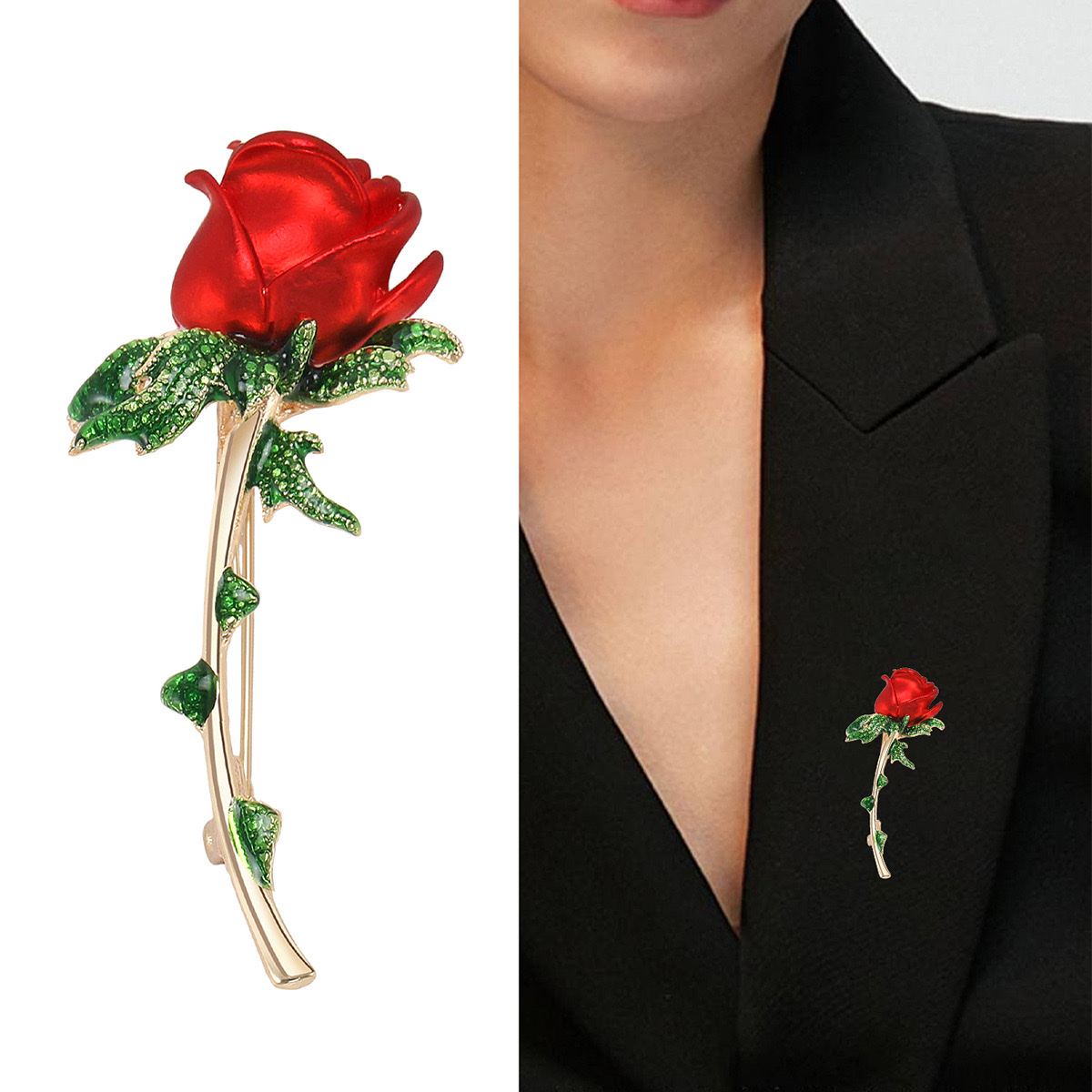 Anime lotus brooches, clothing accessories, badges, customized personalized and creative brooches, unique designs, fashionable and trendy decorations detail image 2