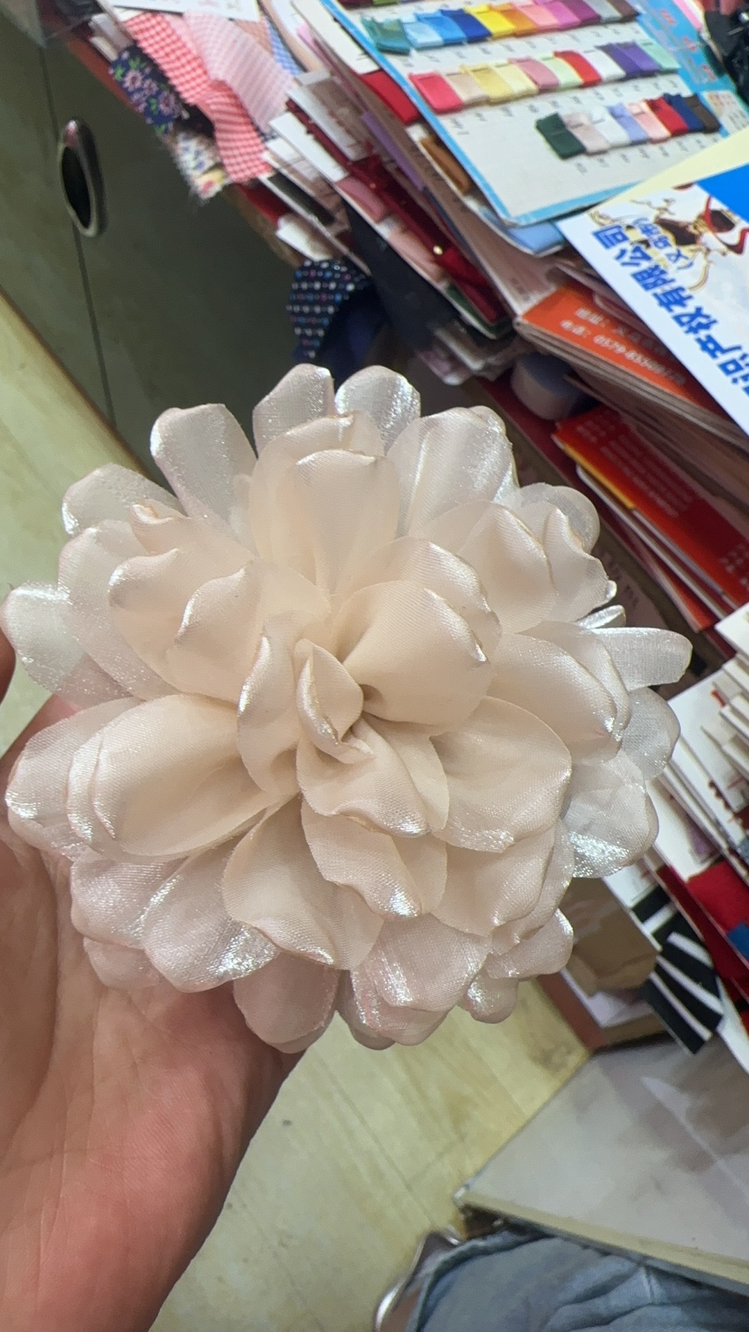 布艺花朵小清风