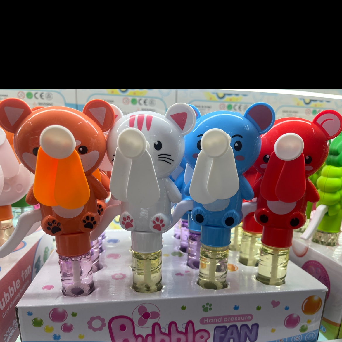 大象、小猫、小狗、小熊趣味风扇泡泡，2用款童真、可爱玩具风扇+泡泡，泡泡机玩具泡泡机儿童夏季卡通产品图
