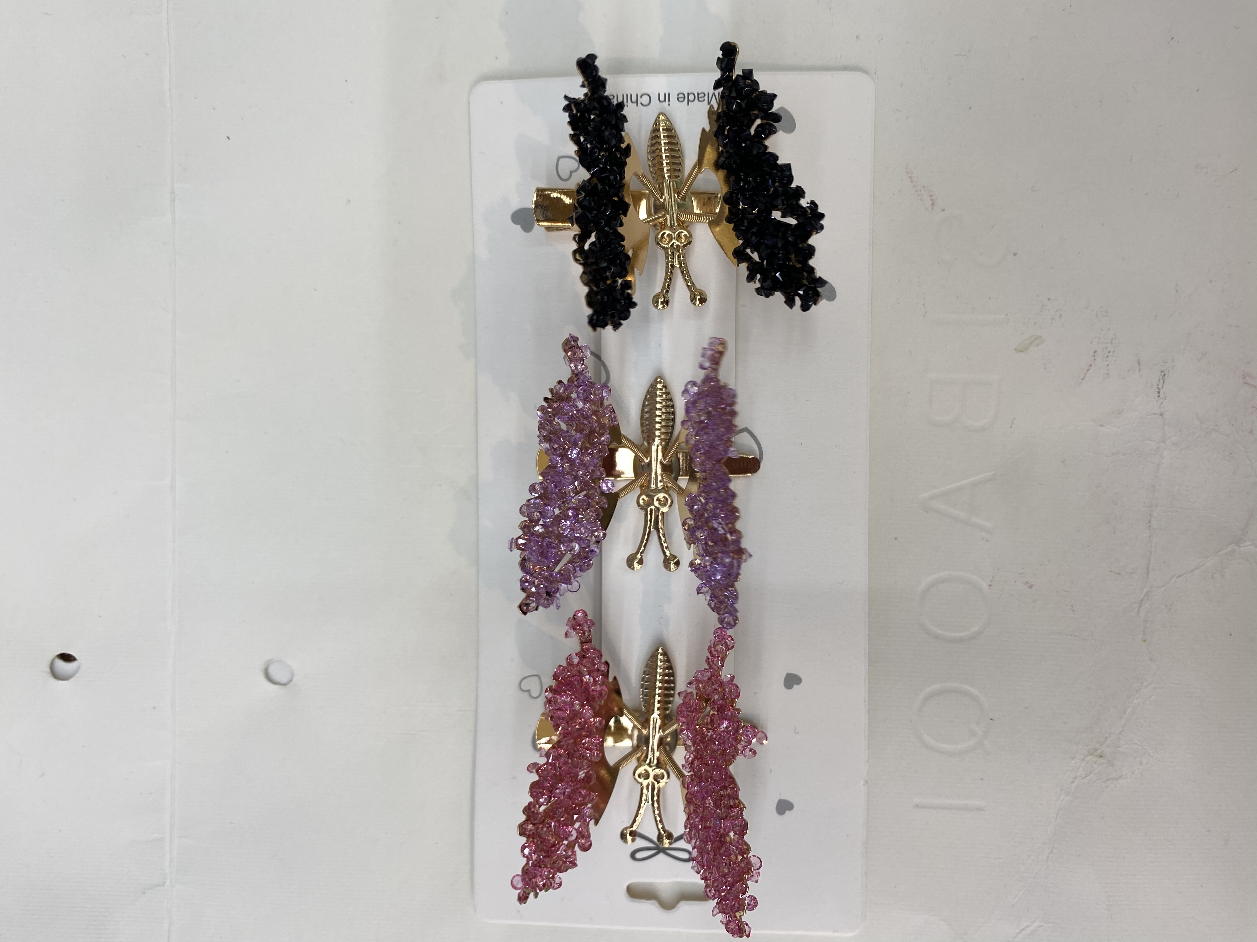 Hairpin Butterfly Metal Head Clip Female Fish Mouth Clip Crystal Diamond Hairpin Clip Hairpin Hair Accessories Application Scenario