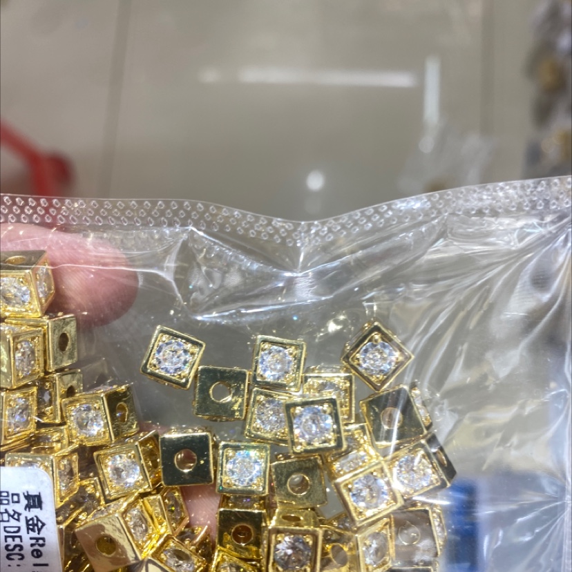 正方钻块，饰品配件，不锈钢饰品配件