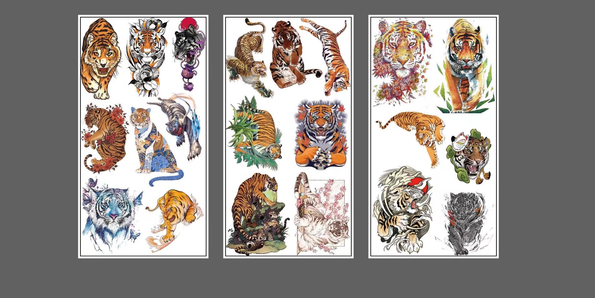 Children's cartoon tattoo stickers, exclusive tattoo stickers for girls, safe and non-toxic tattoo stickers, children's cartoon temporary tattoo stickers Specification image