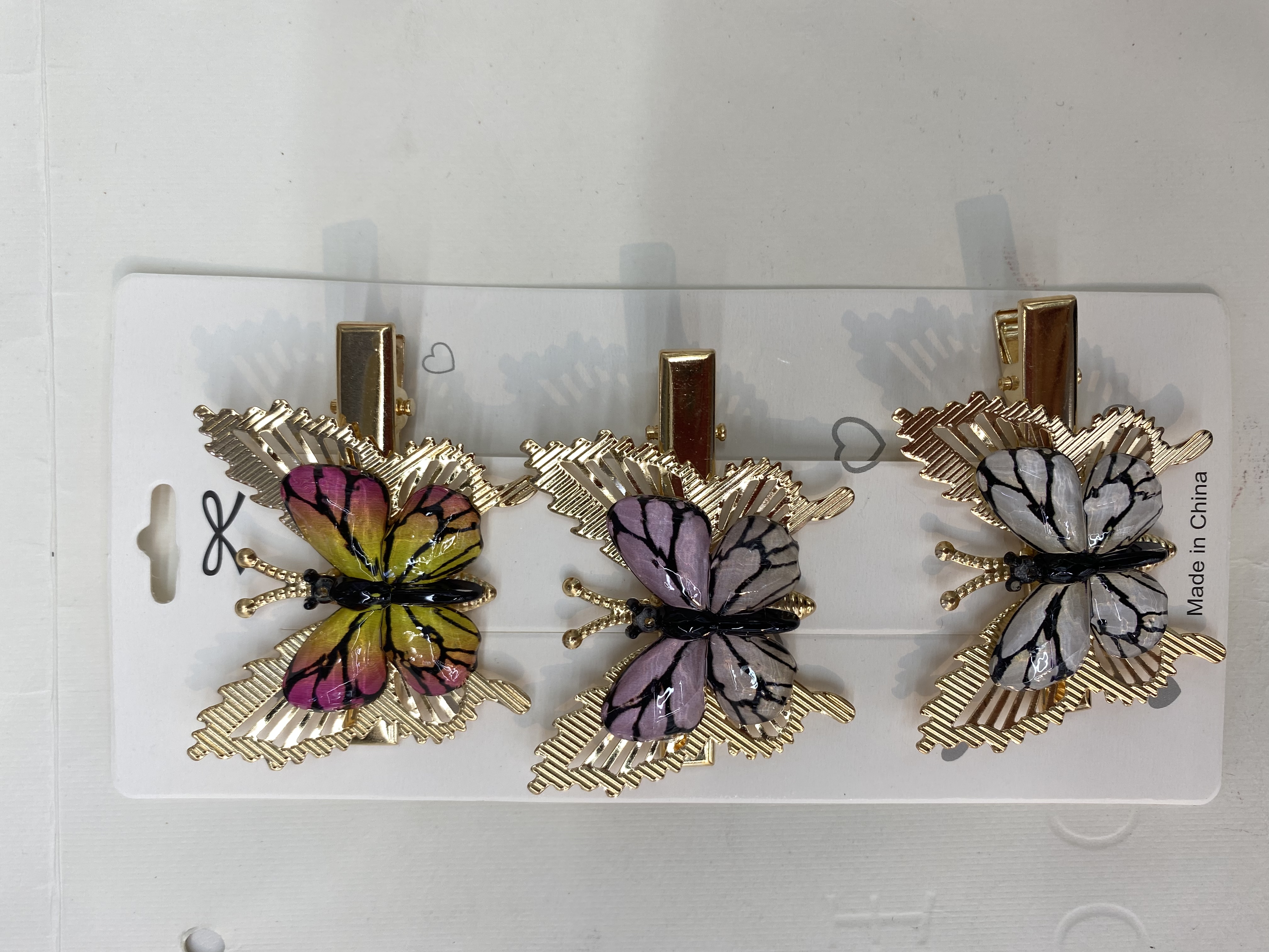 Acrylic Butterfly Simulation Hairpin Flow Sea Hairpin Accessories Hairpin Hair Accessories details Picture