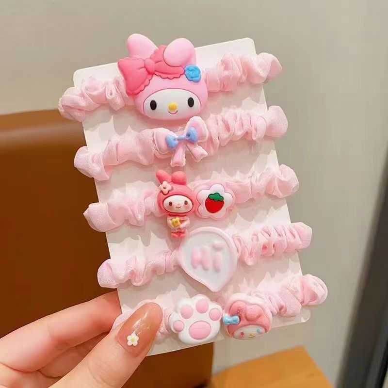 Fashionable hair bands, large intestine bands, hair ties, straight hair bands, girls' hair accessories, sweet and cute, long-lasting elasticity, no damage to hair quality, hair bands, hair ties, large intestine hair bands, large intestine hair bands, hair bands, hair ties, large intestine hair bands detail image 7