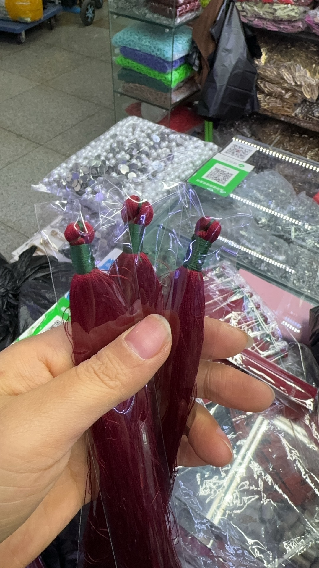 长流苏饰品天然水晶串珠雪霞饰品配件产品图