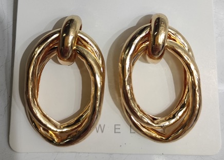 饰品 合金铁耳饰 璀璨闪耀耳环 独特设计时尚潮流女士首饰空管耳饰