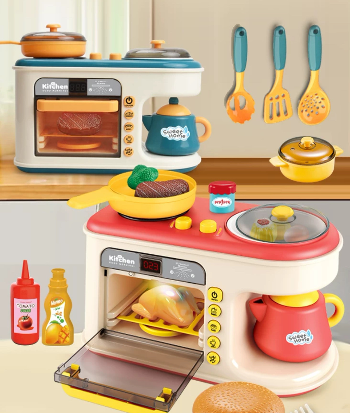 儿童过家家厨房玩具女孩做饭套装3岁宝宝煮饭小6男孩仿真厨具背包迷你厨房玩具儿童餐具套装儿童玩具切切乐儿童2024详情图5