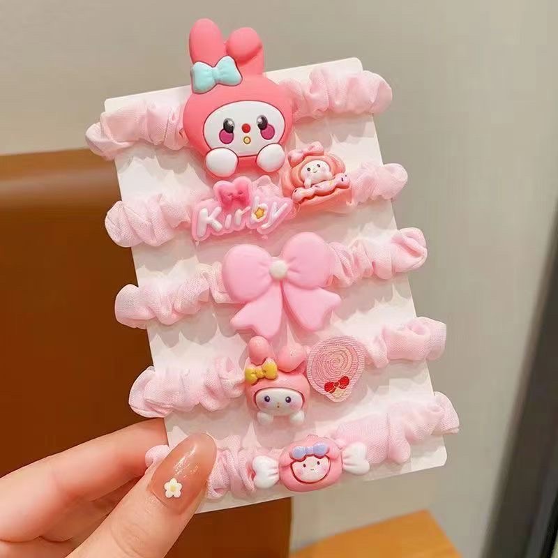Fashionable hair bands, large intestine bands, hair ties, straight hair bands, girls' hair accessories, sweet and cute, long-lasting elasticity, no damage to hair quality, hair bands, hair ties, large intestine hair bands, large intestine hair bands, hair bands, hair ties, large intestine hair bands detail image 6