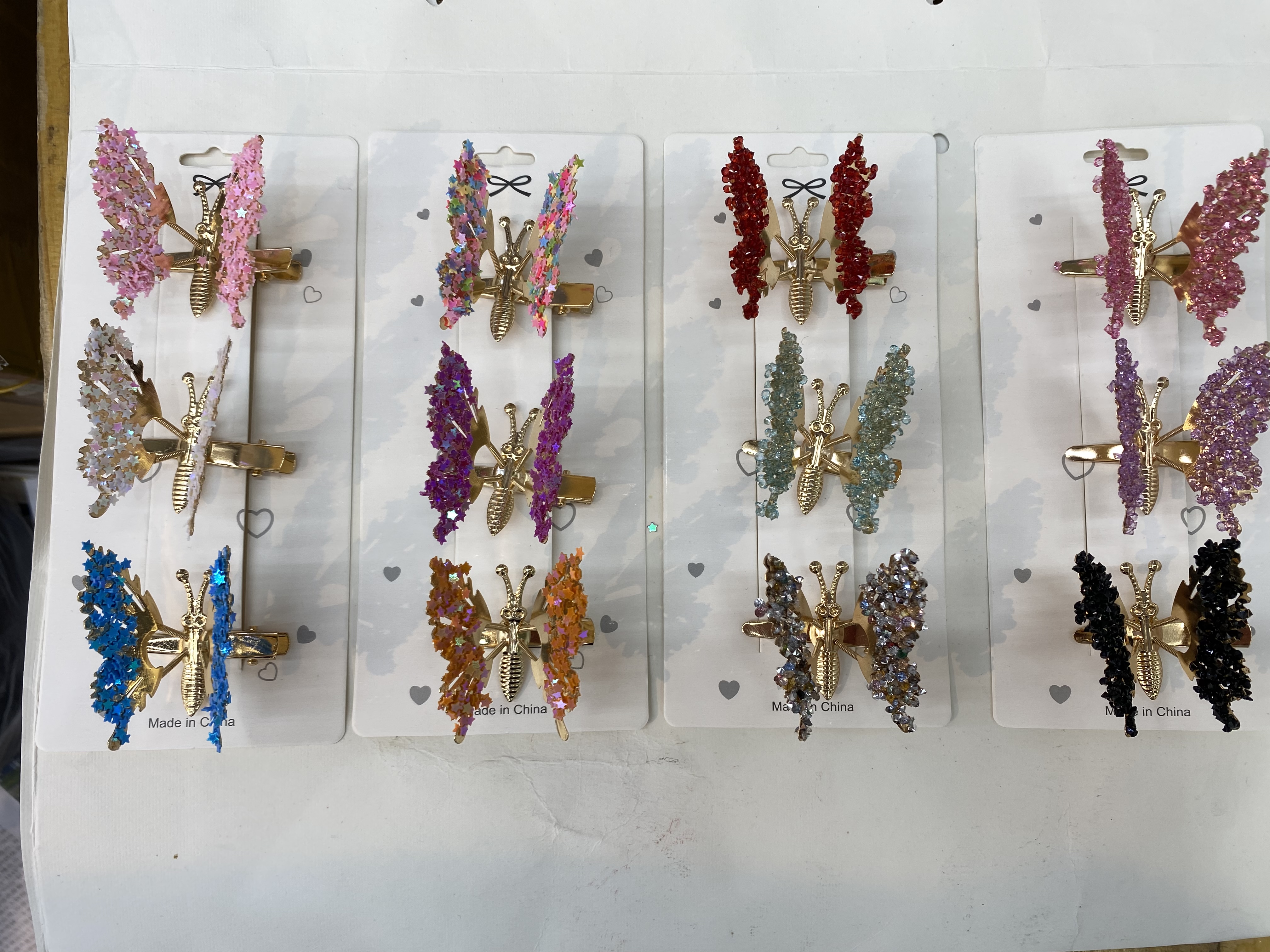 Hairpin Butterfly Metal Head Clip Female Fish Mouth Clip Crystal Diamond Hairpin Clip Hairpin Hair Accessories Application Scenario