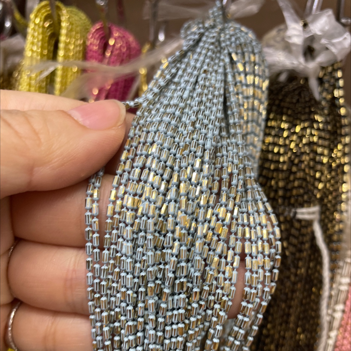 1.5Dc salchicha color DIY beading zapatos accesorios borlas cadena de color Application Scenario