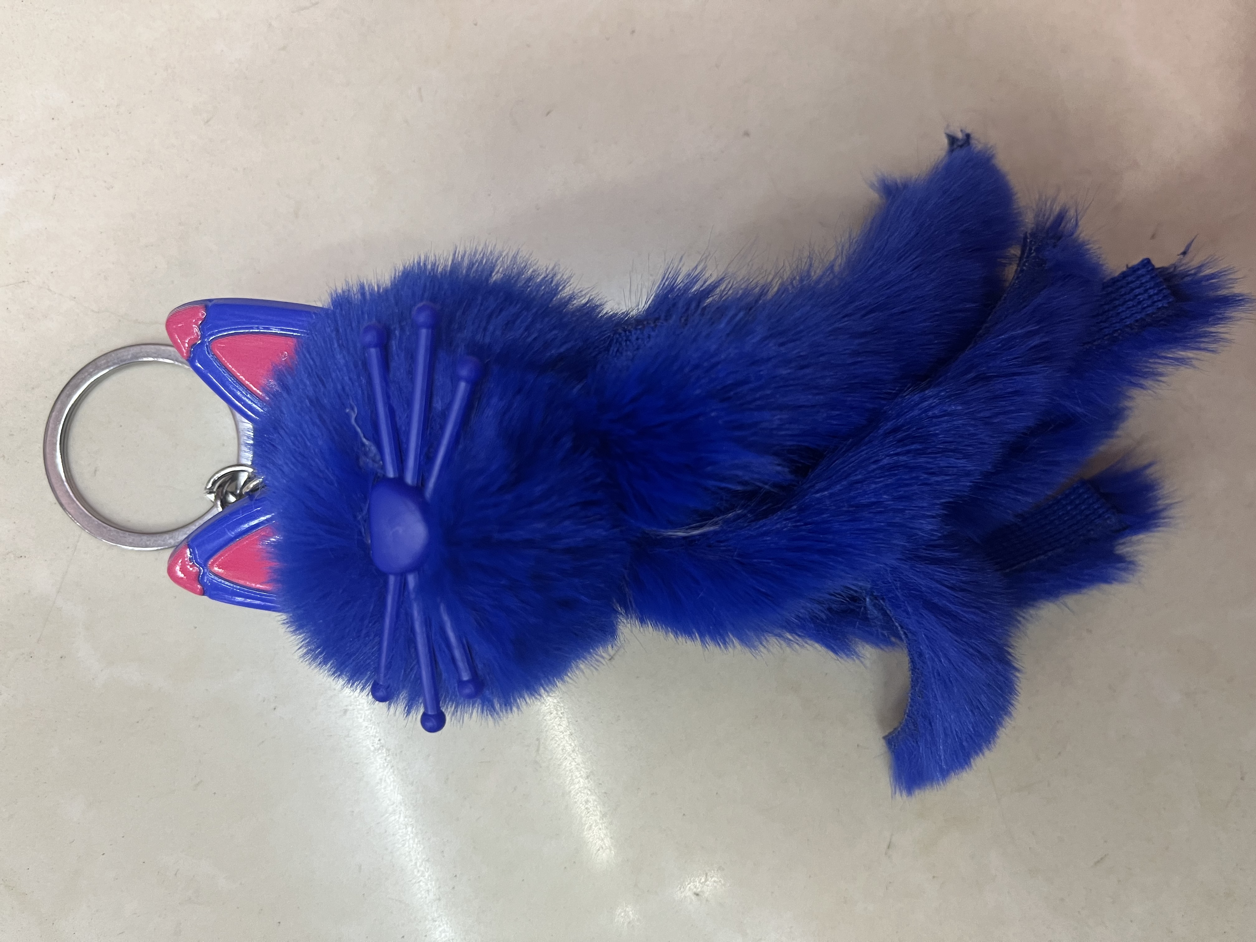 钥匙扣钥匙扣挂件毛绒挂件卡通挂件DIY包包挂件猫咪钥匙扣毛绒钥匙扣详情图6