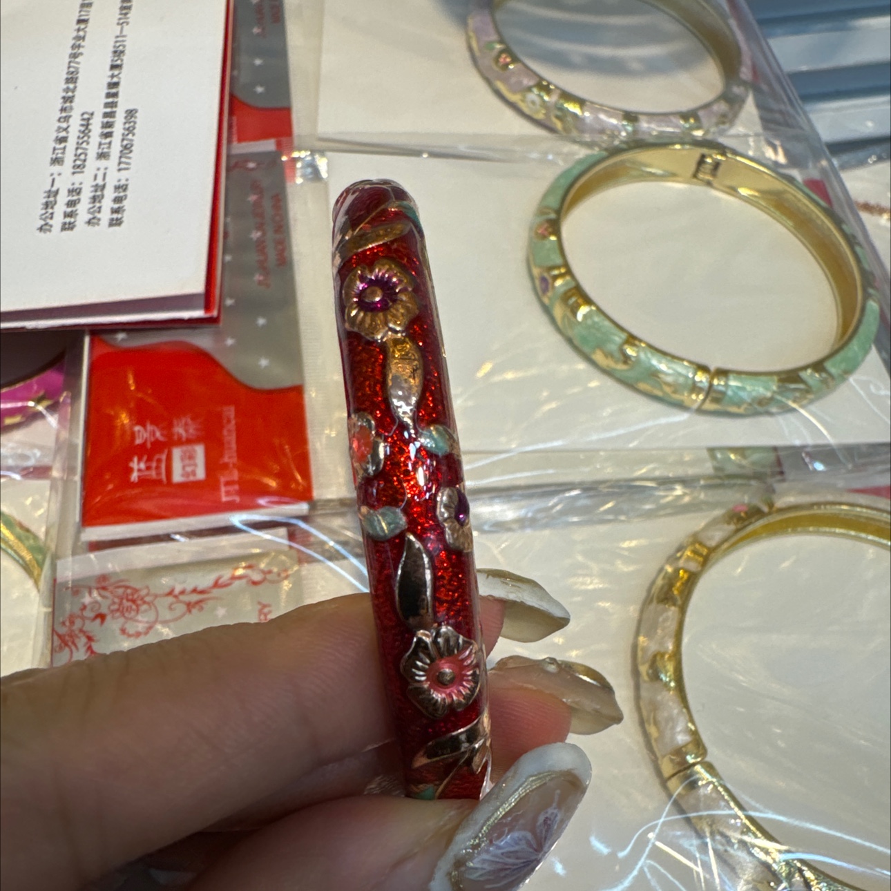 景泰蓝手镯！网红爆款！民族风复古手镯！珐琅彩合金手镯