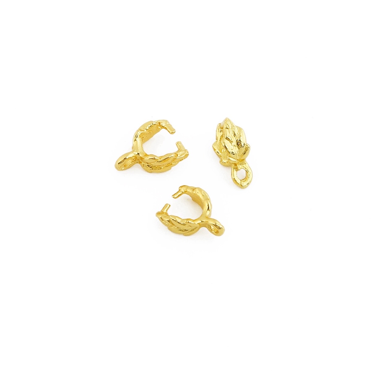 قلادة قلادة من سوارات يدوية من سوارات مشبك أوراق الشجر بالسبائك Specification image