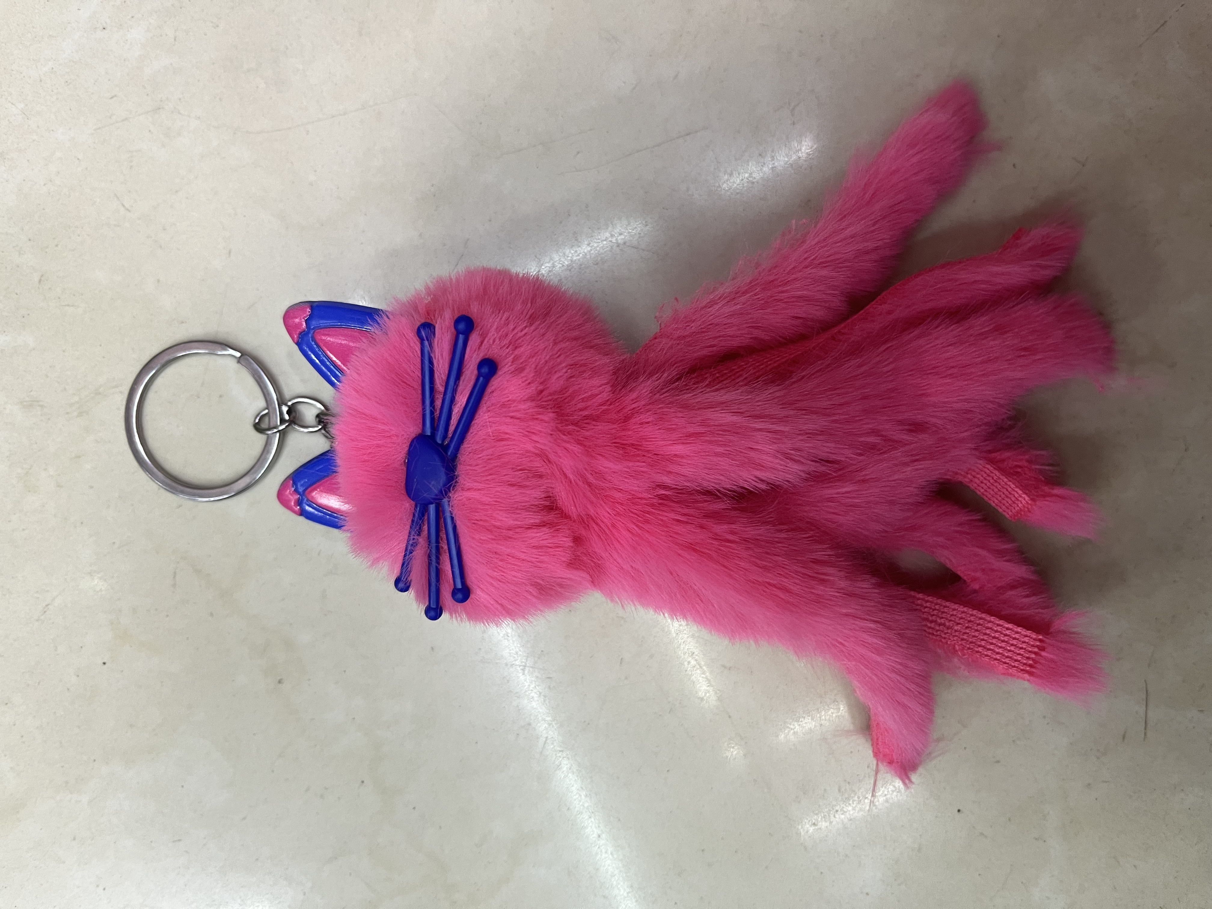 钥匙扣钥匙扣挂件毛绒挂件卡通挂件DIY包包挂件猫咪钥匙扣毛绒钥匙扣详情图2