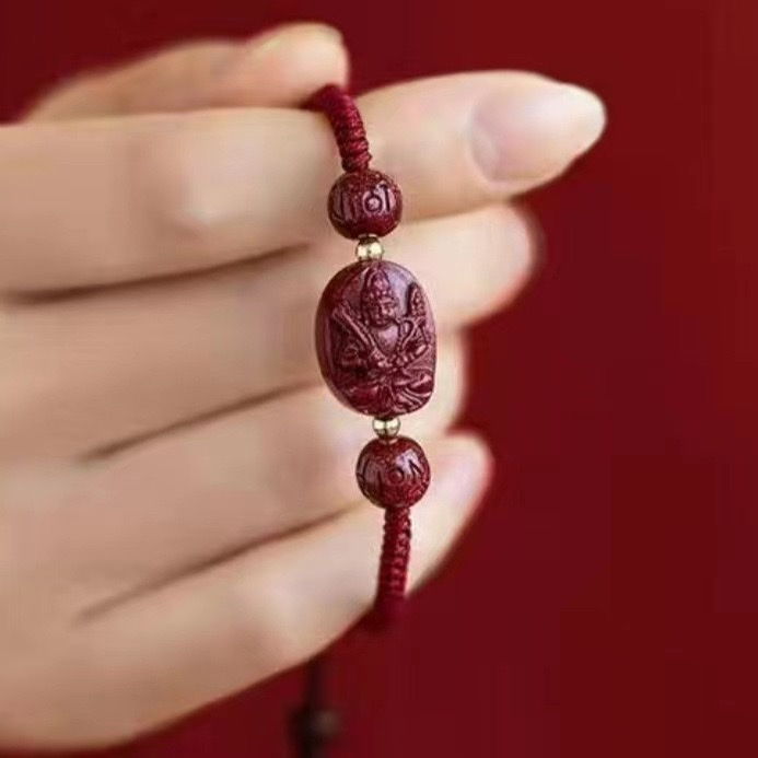 朱砂本命年编织手链生肖本命佛红绳手串情侣饰品公司礼品直播货源 手链产品图