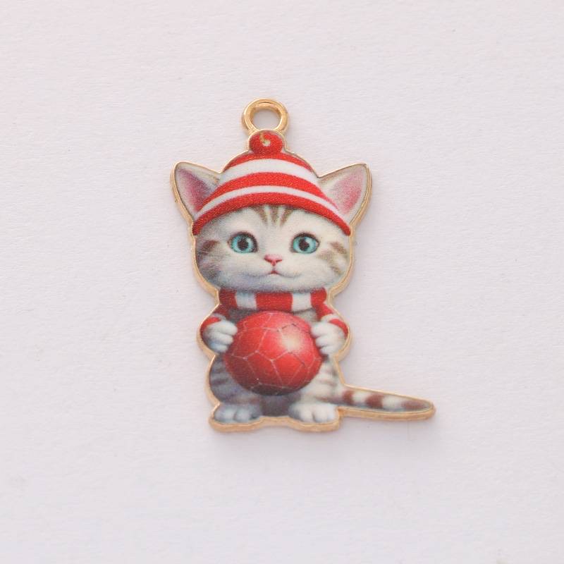 Hot-selling cute cartoon children's Christmas decorations, Christmas gifts, zinc alloy interesting pendants and decorative pendants Specification image