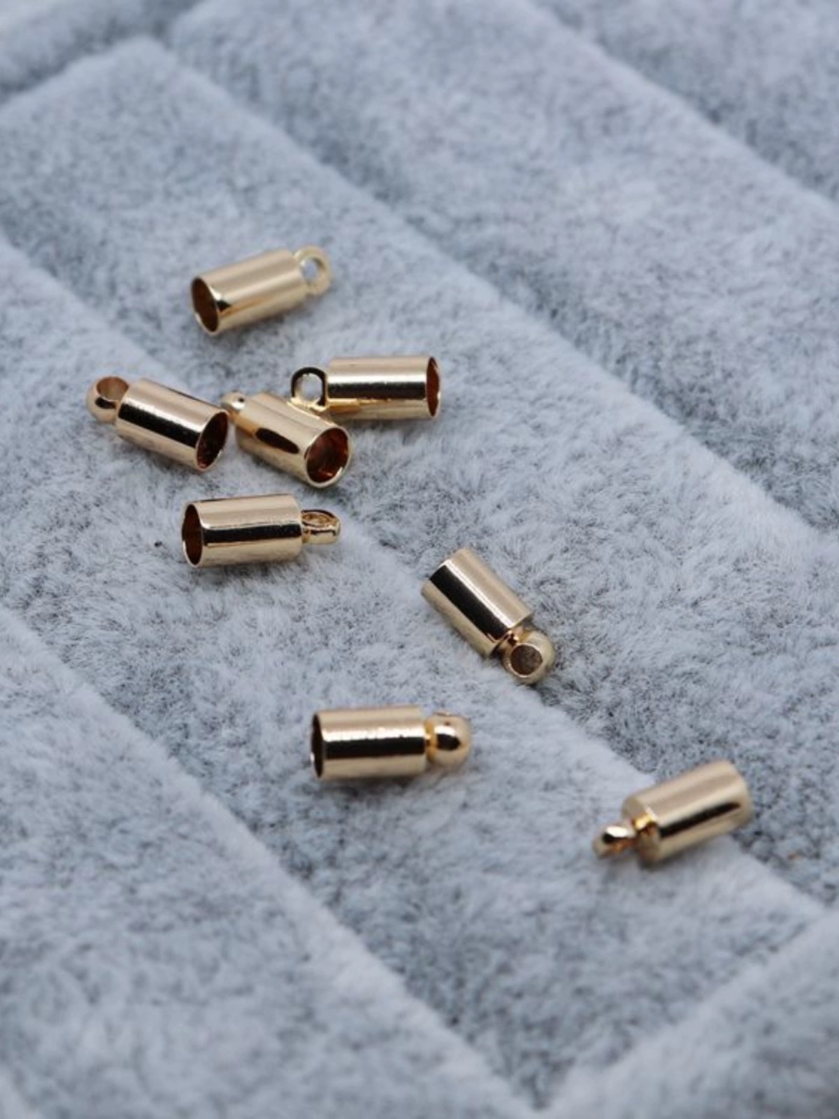 No. 4 copper electroplated weights, leather rope end buckles, diy earrings, tassels, hat pendant accessories, bracelet, clock material Specification image