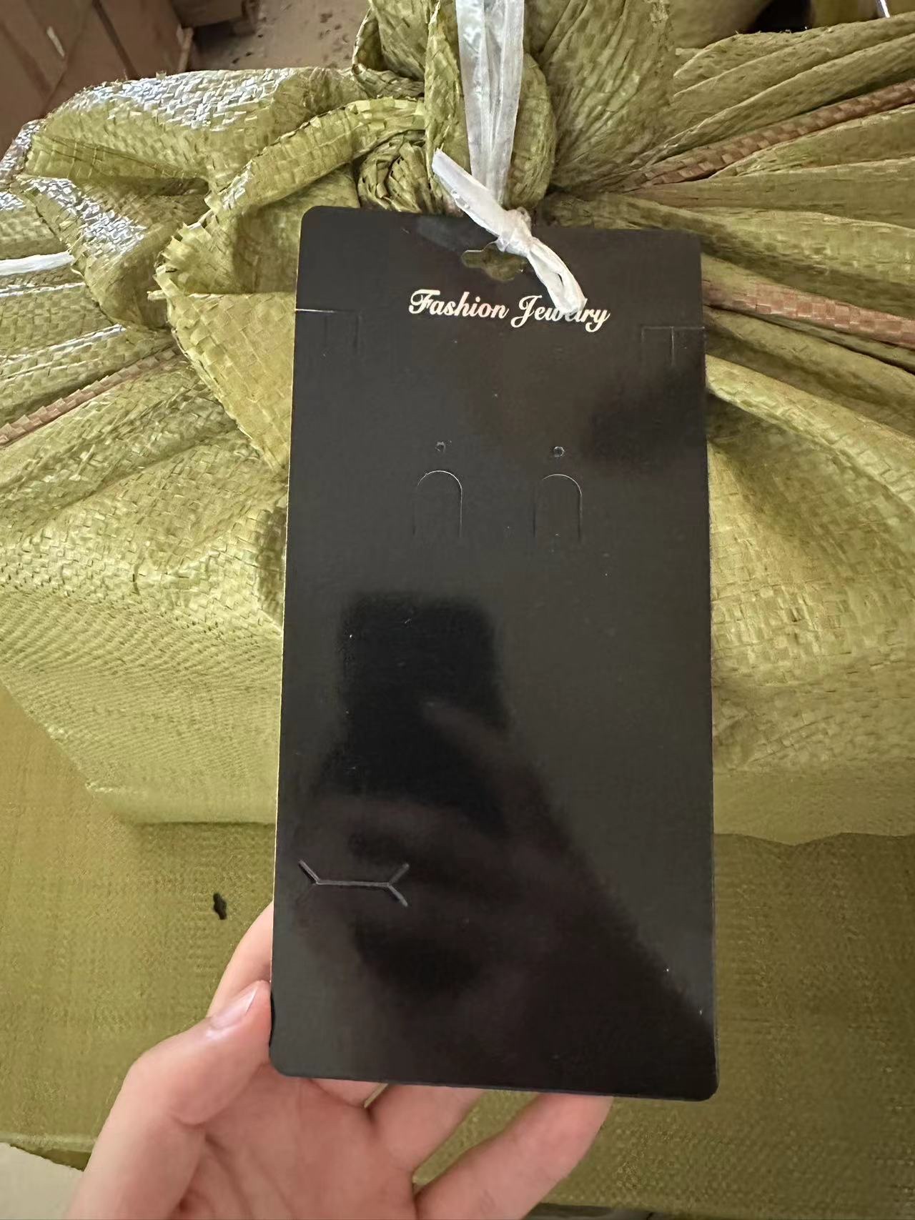 卡片卡片黑色印刷项链卡